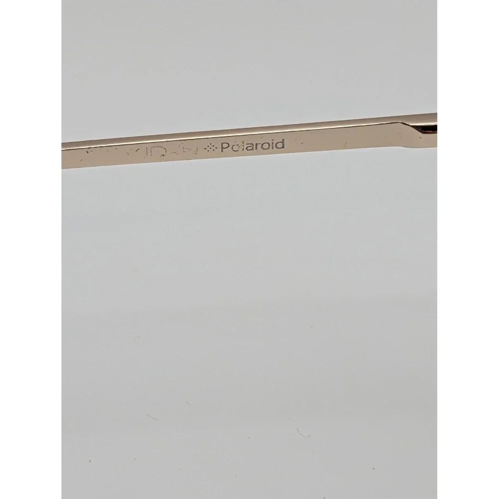 Poloroid Suncloud Patrol Aviator Sunglasses Gold Metal Frames Brown Lens Unisex